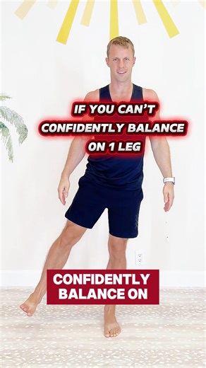 If you can’t confidently balance on 1 leg, try these 3 moves #balanceexercises