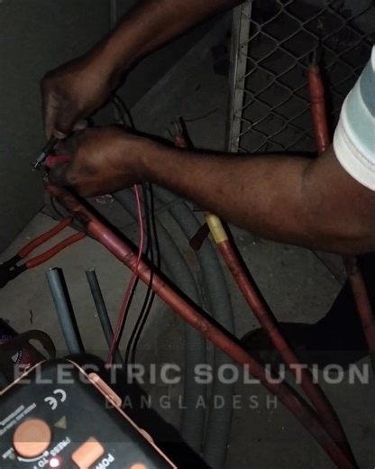 Highvoltage Cable Termination Heatshrink ❤️ Basic #electrical #work by Electrical Solution Bangladesh.. We provide and installation all electrical substation equipment. Like Transformer,Automatic PFI, LT Switchgear/ ACB, HT Switchgear/ VCB, Solar System, Floor ATS, and Lift ( sigma/ fuji/ hiasumu). For electrical work Contract: Engr. Nahid Kamal Nippu. (B.Sc in EEE) Mobile: 01886-553016 (WhatsApp) | Electrical Solution Bangladesh