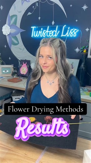 The one with the results 🌸 #flowers #driedflowers #crafty #dryingflowers #flowerlover #dryflowers #silica #crafts | Twisted Liss