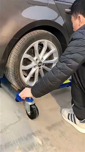 Make Car Moving Easy with a Mechanical Wheel Dolly Jack