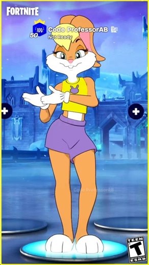 *New* Fortnite Childlike Things Emote Lola Bunny Skin 🍑😜😍 Looney Tunes Collab😱🔥