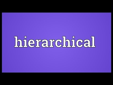 Hierarchical Meaning
