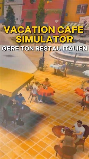 Vacation Cafe Simulator: Become the owner of an Italian restaurant 🇮🇹