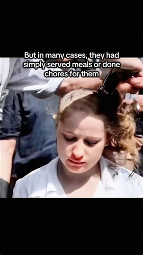 The punishment of the collaborating women of WWII #history