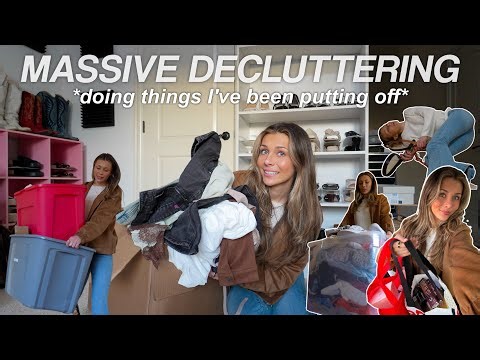 24 HOURS DOING EVERYTHING I'VE BEEN AVOIDING | productive reset + declutter my life