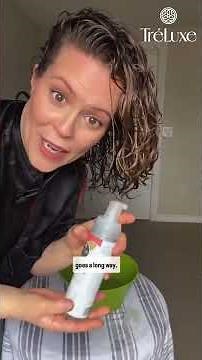 How to: Have a successful wash day with TréLuxe by adding water! ➰ Curly Style & Refresh Set