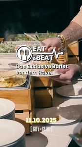 🍽️✨ EAT&BEAT am 11.10.2025 – Das perfekte Pre-Event für Genießer & Taktgefühlmenschen. Du suchst nicht einfach nur ein Dinner, sondern einen runden Abend, bei dem Genuss, Atmosphäre und Musik Hand in Hand gehen? Dann ist unser EAT&BEAT genau das Richtige für dich: 👫 Ein unvergesslicher Abend, ein Date mit deinem Lieblingsmenschen 👯‍♂️ Oder der perfekte Einstieg in die Nacht mit deiner CrewWas dich erwartet: 🥘 Leckeres All-You-Can-Eat-Buffet mit frischen, herzhaften & vegetarischen Optionen �