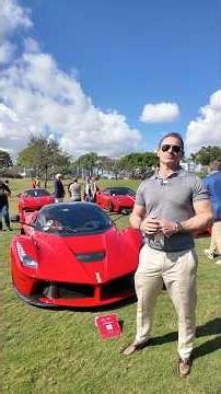 Louis Flory of The Gentleman’s Garage sharing the story behind his LaFerrari at Cavallino Classic