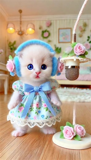 Singing Baby Cat APT Delights with Cute Performance