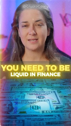 You Need To Be Liquid In Finance🤑