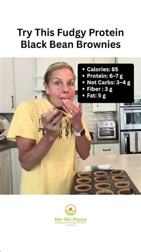 Kristin's Fudgy Protein Black Bean Brownies Reel