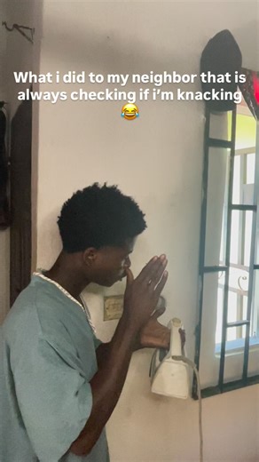 Zagas comedy on Instagram: "What i did to my neighbor that is always checking if i’m knacking 😂 #fyp #explorepage #funny #viralvideos"