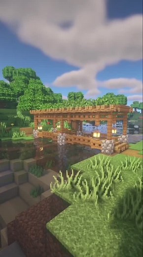 Reply to @delihart Small bridge design!🌉 (IB: SheepGG) #minecraft #minecraftbuild #aesthetic #minecrafthacks #foryou