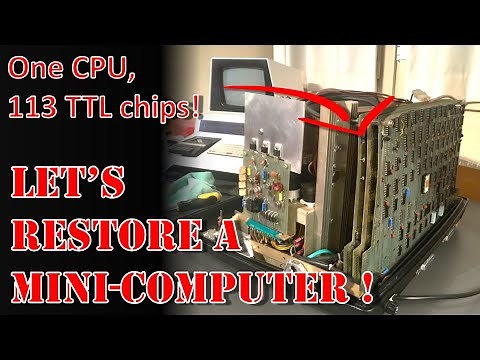 Restoring a 1976 Wang 2200F mini-computer, Part 1