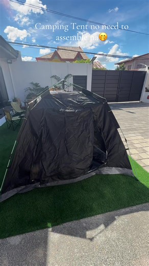 Camping no need to assemble 😍#campingtent #tent #portabletent