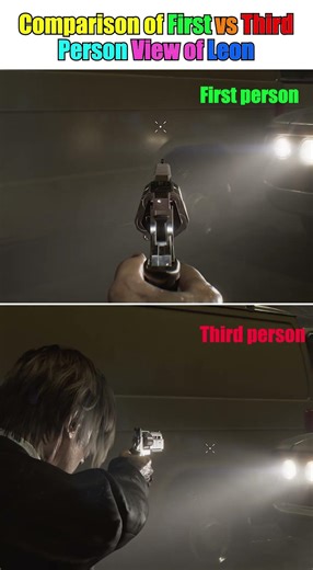 Leon First Person vs Third Person View – Which One Wins? #ResidentEvilRequiem #ResidentEvil9 #RE9
