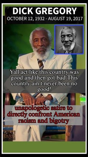 Unapologetic Legacy:Dick Gregory . #blackhistory #blackexcellence #news #history