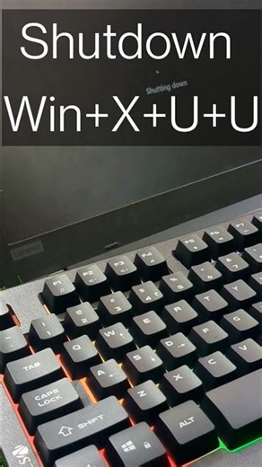 Windows Shutdown Shortcut Keys #computer #pc #asmr #tricks #shorts