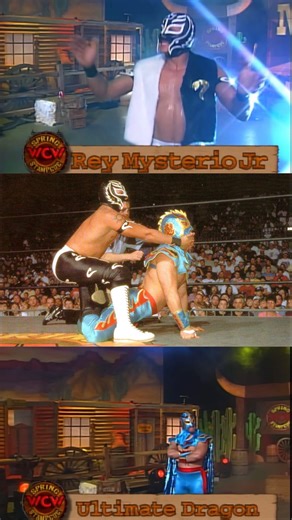 Angel 🇲🇽🇺🇸 on Instagram: "Two of the most electrifying cruiserweights of the ’90s went at it in a clinic of speed, technique that ended being one of the best opening matches in WCW history! Rey Mysterio Jr., the underdog high-flyer, fought from underneath against the cold precision of Dragón’s strikes and submissions. From deep armbars to lightning-quick reversals, the match was a blend of lucha libre and strong style. 🔥 WCW Spring Stampede. April 6, 1997. 📅 #aew #wwe #g1climax #njpw #ring