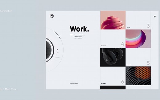 每日灵感 dribbble网页动效设计参考 建议收藏