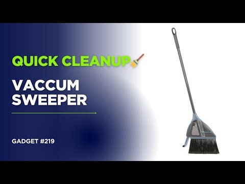 This Sweeper Replaces a Broom AND Vacuum cleaners 🧹