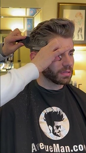 Long top Short sides Exsurated Hair Style by Sergio Slavnov