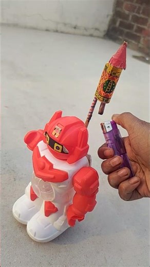 RC mini kids robot red colour beautiful toy