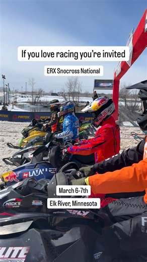 The ERX Snocross National is March 6-7th! This is your chance to see the best riders in the country go bar-to-bar on one of the most exciting tracks of the season. | ERX Motor Park