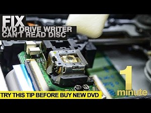Fix DVD drive not read disc blank disc slow read and skipping error read