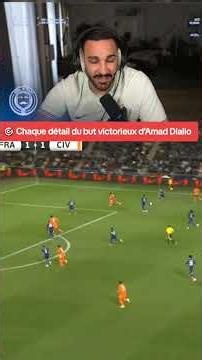 🎯 Every detail of Amad Diallo’s winning goal #analysis #adilrami #ivorycoast 🇨🇮