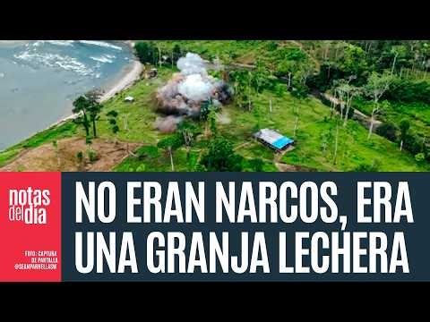 EU bombardeó “campamento narco” en Ecuador; torturaron detenidos. Era granja lechera