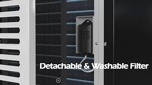 Yaufey 155 pt. 8,000 sq. ft. Commercial Dehumidifier in White with Intelligent Drying for Basement, Garage HDCX-DP600C