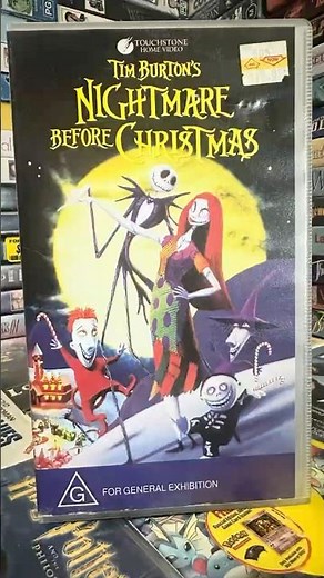 Like if you’ve seen it 👍#NightmareBeforeChristmas 1993 VHS #TimBurton PAL Aus #catherineohara
