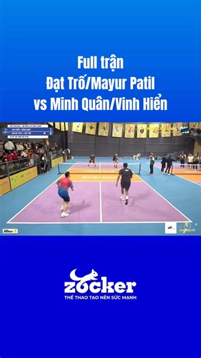 Full trận, Đạt Trố/Mayur Patil vượt qua Minh Quân/Vinh Hiển ở tứ kết Lâm Đồng Open, Nam A Bank Cup 🔥 #Pickleball #pickviet #ZockerPickleball #truyenthongpickleball #pickleballvietnam | Pick Việt