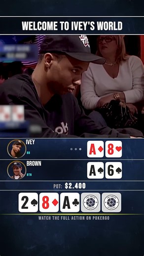 WELCOME TO IVEY'S WORLD 😎 #poker #pokeradvice