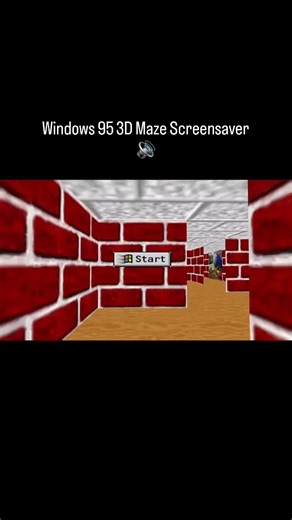 Ash Goodwin on Instagram: "Windows 95 3D Maze Screensaver 🔊 #nostalgia #nostalgic #90s #90skids #retro"