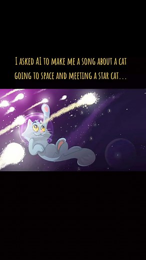 9.1K views · 195 reactions | The whole space/starcat saga. Hope you enjoyed this musical adventure. #cat #catlover #animation | Sydney the Song Cat | Facebook