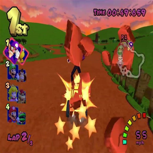 Blue and red shells - Mario Kart Double Dash #shorts