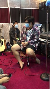 At PTL Studio...Iron Cross band...new song in February 😇😇😇 Coming soon😘😘😘 | Chan Chan