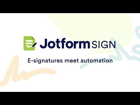 Introducing Jotform Sign