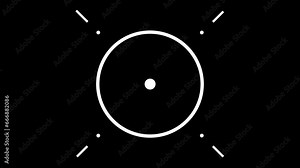 Target HUD (heads-up display), screen interface, gaming or drone footage overlay, animation effects, isolated black background, 4K drag-and-drop editing software support blending modes, SCI-FI concept