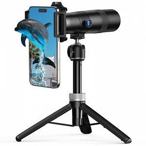 Apexel 30X Telephoto Lens, High Power HD Telephoto Phone Lens with Adjustable Tripod and Universal Phone Clip, Phone Lens Attachment for Android & iPhone