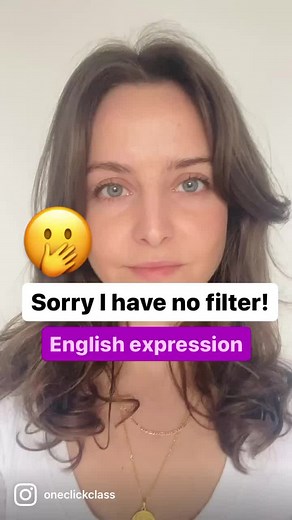 🫢To have no filter = if someone has no filter it means they speak before they think and often say things that are quite blunt, inappropriate, tactless or offensive. ⭐️ “Sorry, I have no filter sometimes!” Do you know anyone who has no filter? Let me know in the comments below! 👇 #learnenglish #englishgrammar #englishcourses #englishexpressions #englishidioms #businessenglish #ieltsexam #studyenglish #inglesonline #aprenderingles #englishlessons #englishclasses #businessenglish #studyenglish #i