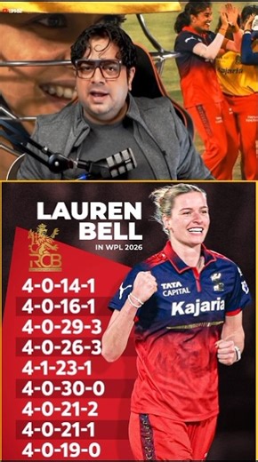 Lauren Bell: Beautiful & Dangerous Bowler! 😍🔥| #rcb #wpl2026
