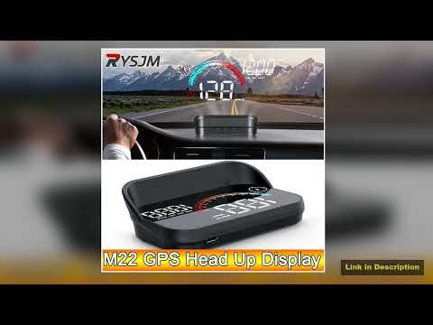 AD Head Up Display Windshield Projector M22 Car GPS HUD Universal Digital GPS Speedometer Kmh LCD P