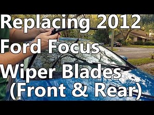 How to Change Windshield Wipers on 2012 Ford Focus