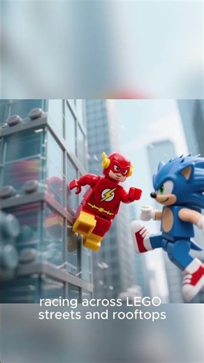 LEGO Flash vs Sonic ⚡🧱 | Speed of Bricks
