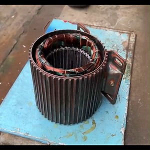 QH Restoration of Old Strange Rusty Damaged 3 Phase Motor Restoration of Burnt 3 Phase Motor | Md Uzzal Hossain