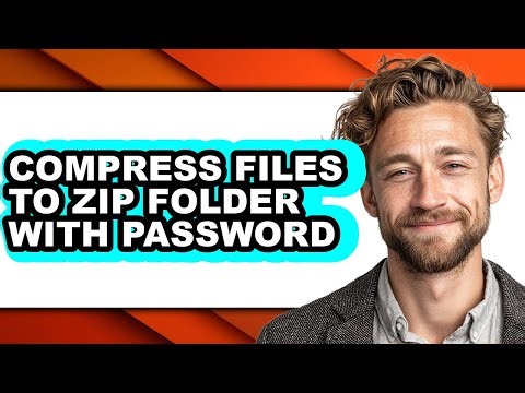 How to Compress Files to Zip Folder with Password (easy Method)