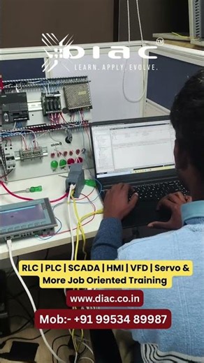 Industrial Automation PLC, SCADA, HMI, VFD, Servo Drives with 100% Job-Oriented Practical Training
